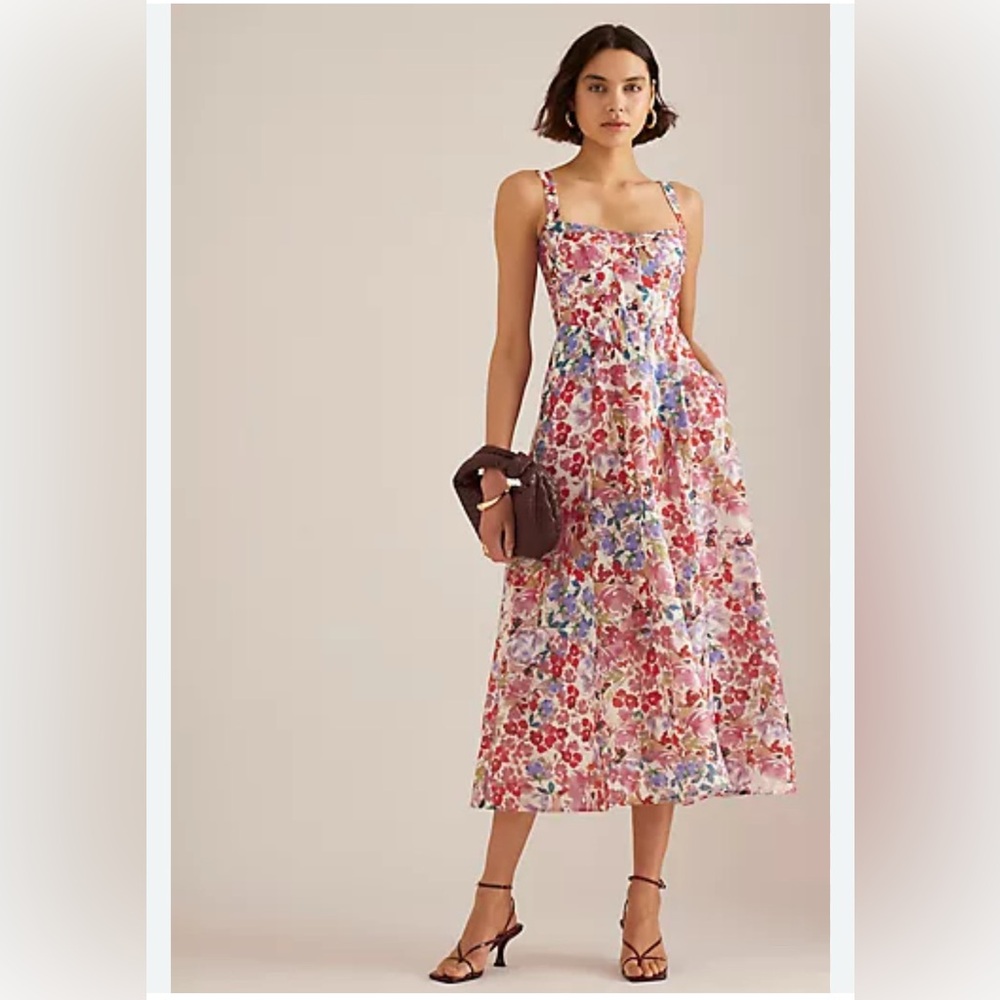 Bardot Fe Lilah Corset Midi Dress
